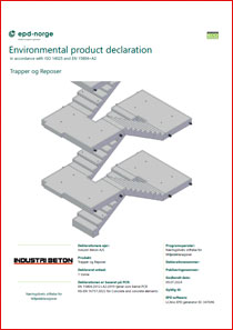 Produkt EPD Trapper og reposer