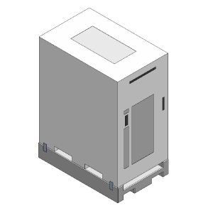 Betonfunament til batteri