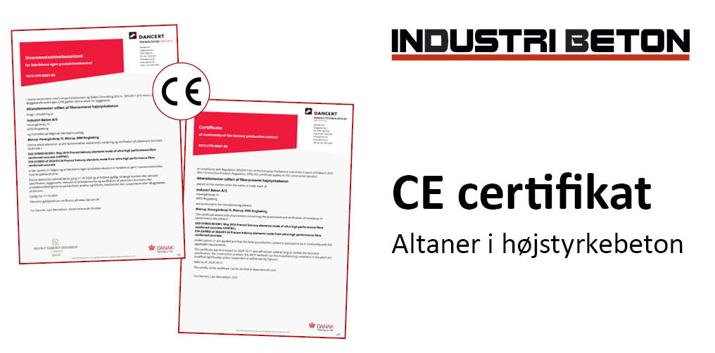 CE-certificerede højstyrke altaner