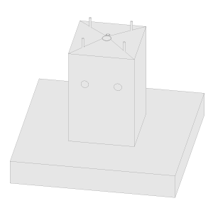 Mastefundament i flere typer